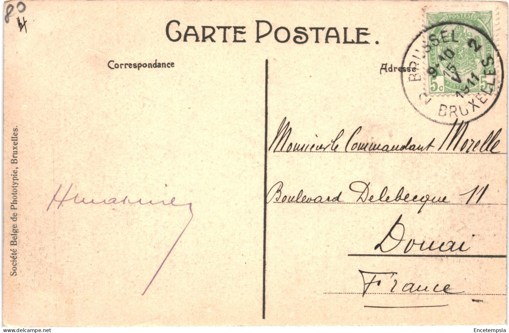 CPA Carte Postale Belgique Bruxelles Visite De Mr Fallières à S. M. Albert  1911  VM77632 - Feste, Eventi