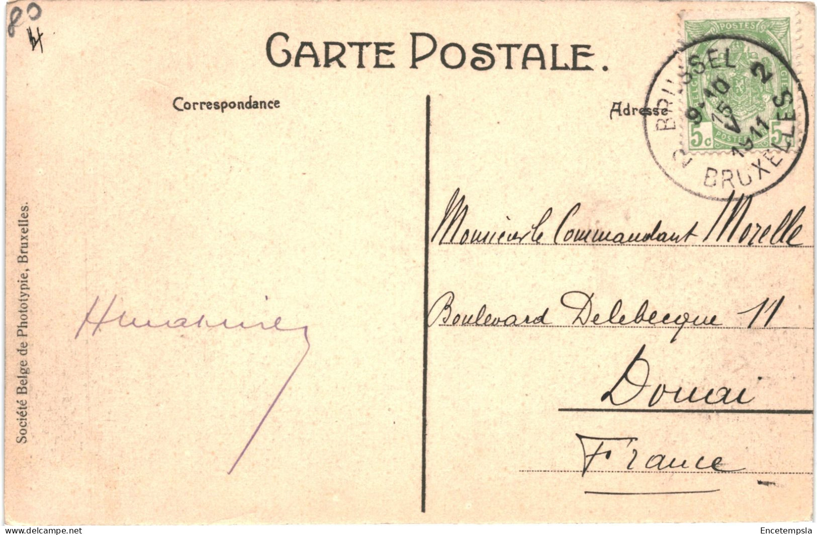 CPA Carte Postale Belgique Bruxelles Visite De Mr Fallières à S. M. Albert  1911  VM77632 - Festivals, Events