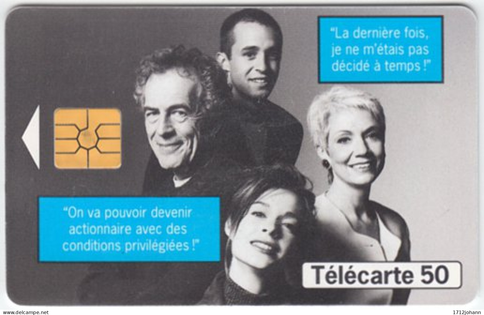 FRANCE B-538 Chip Telecom - People, Family - Used - 1998