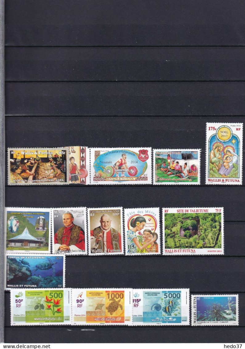 Wallis Et Futuna - 30% Sous Faciale - Collection 2014/2022 - Neuf ** Sans Charnière - TB - Unused Stamps