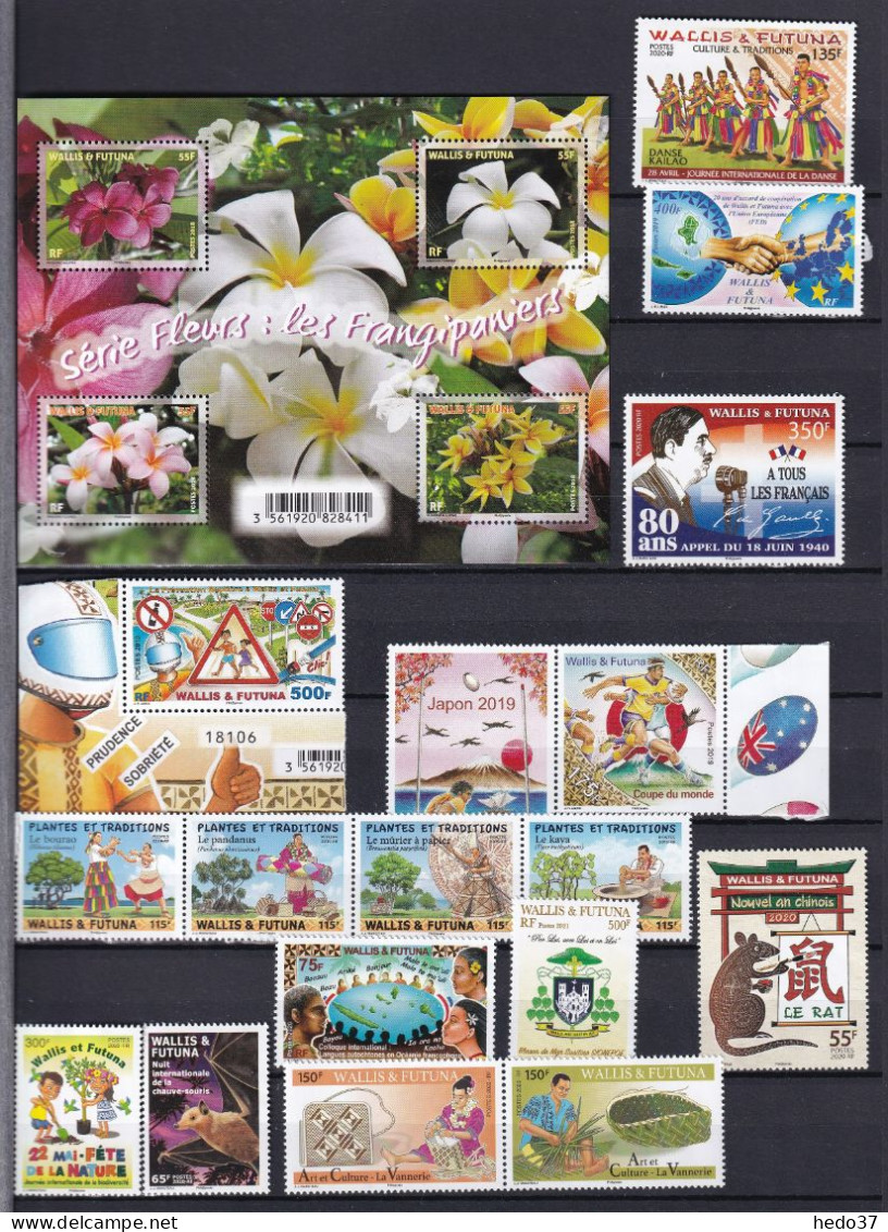 Wallis Et Futuna - 30% Sous Faciale - Collection 2014/2022 - Neuf ** Sans Charnière - TB - Unused Stamps