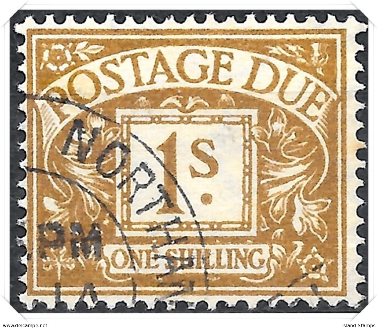 D39 1951-52 George Vi Colours Change Postage Dues Used Hrd2d - Portomarken