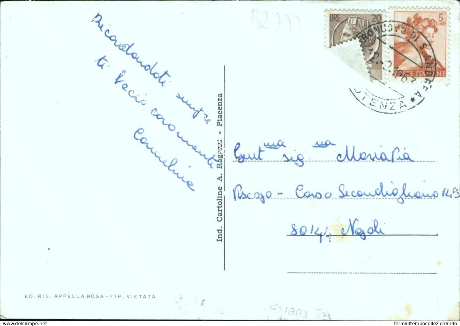 Bz777 Cartolina Castronuovo Di S.andrea Provincia Di Potenza Basilicata - Potenza