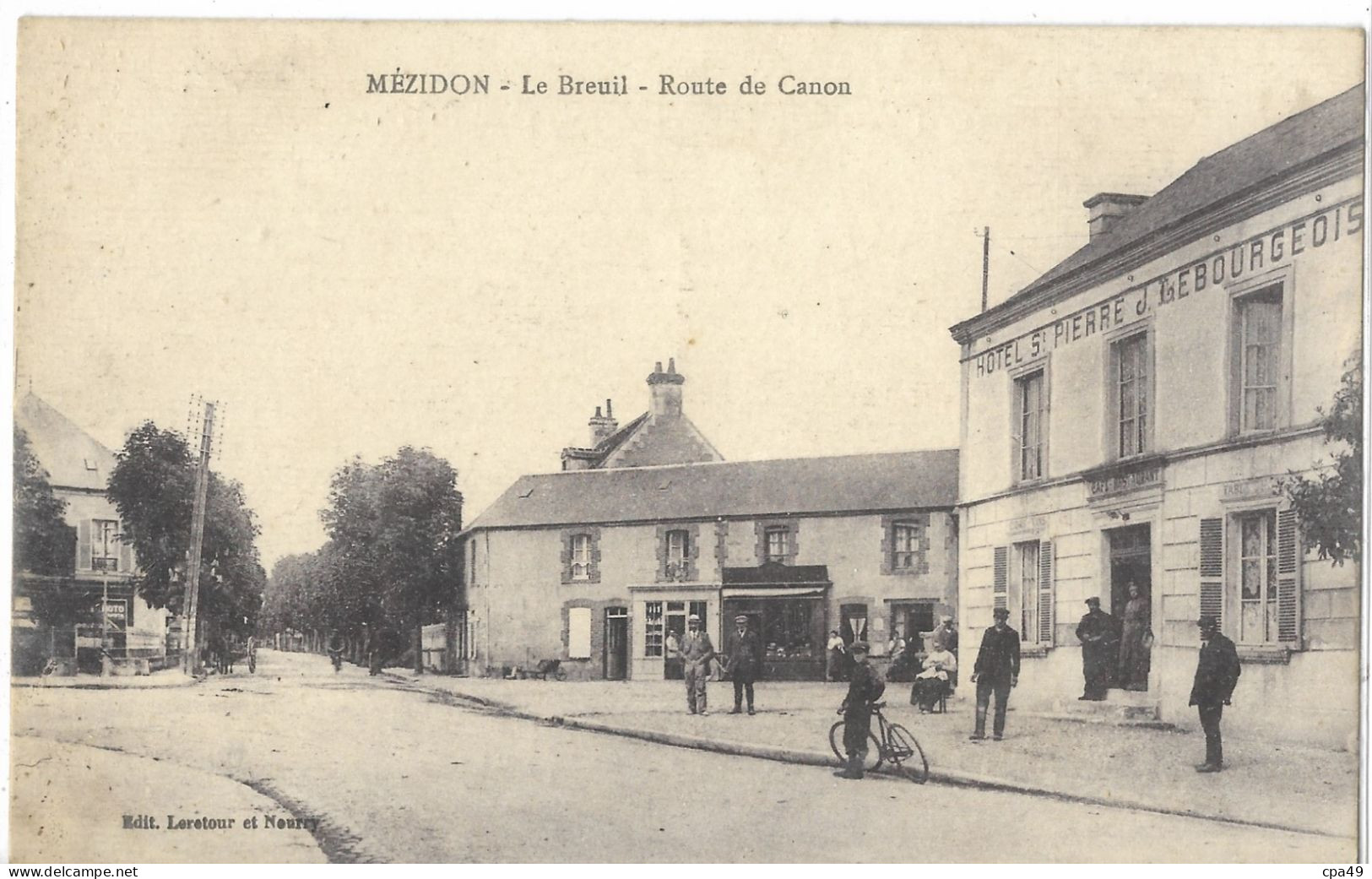 14     MEZIDON  LE  BREUIL  ROUTE  DE  CANON - Sonstige & Ohne Zuordnung