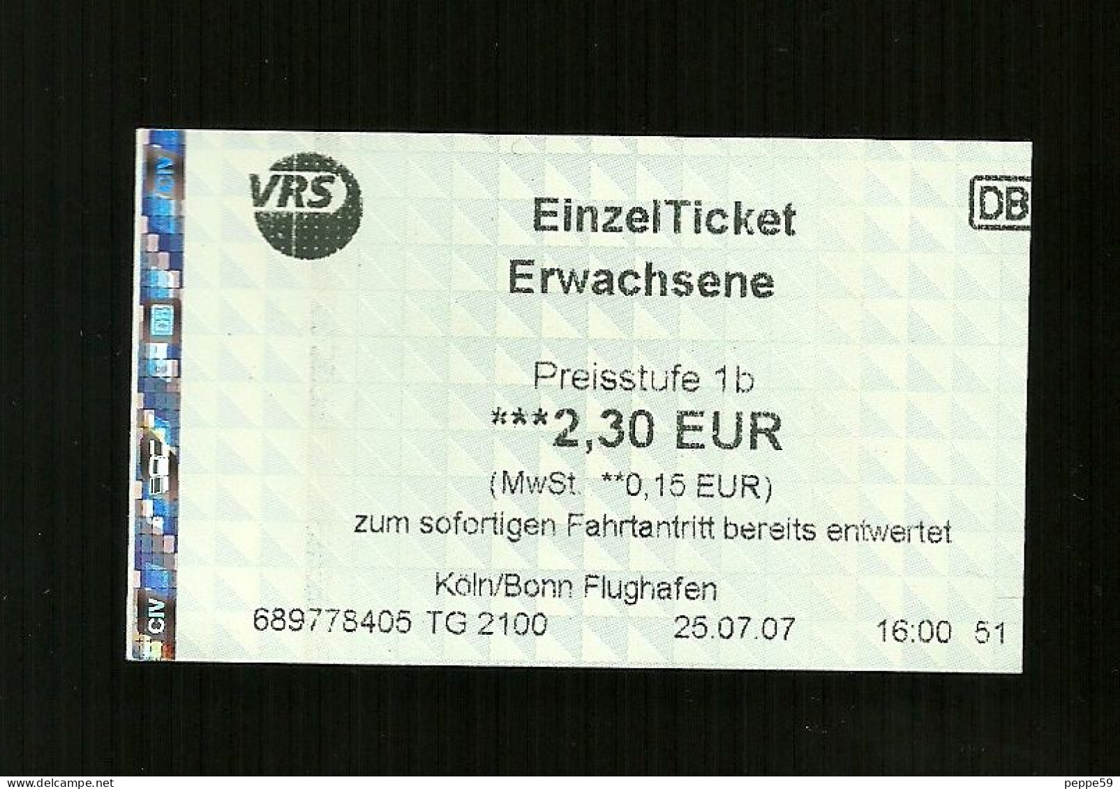 Biglietto Autobus Germania - Colonia ... Koln Da Euro 2.30 - Europa