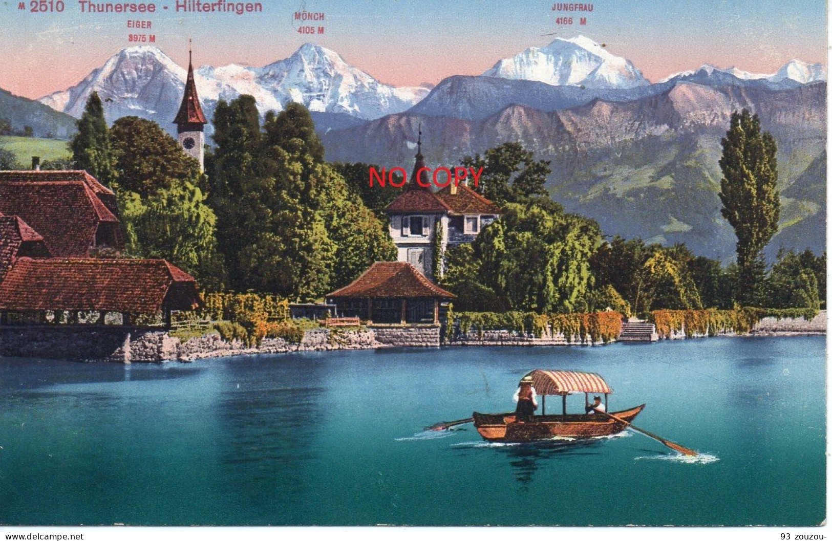 SUISSE . Svizzera, Hilterfingen Am Thunersee  Carte Impeccable Et Vierge. - Hilterfingen