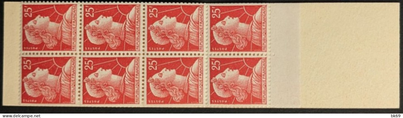 1011-C1** Muller 25f  Rouge Couverture PTT - Antiguos: 1906-1965