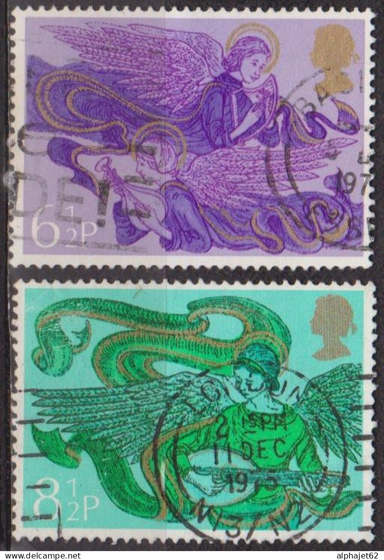 Noel - GRANDE BRETAGNE - Anges Musiciens - N° 770-771 - 1975 - Used Stamps