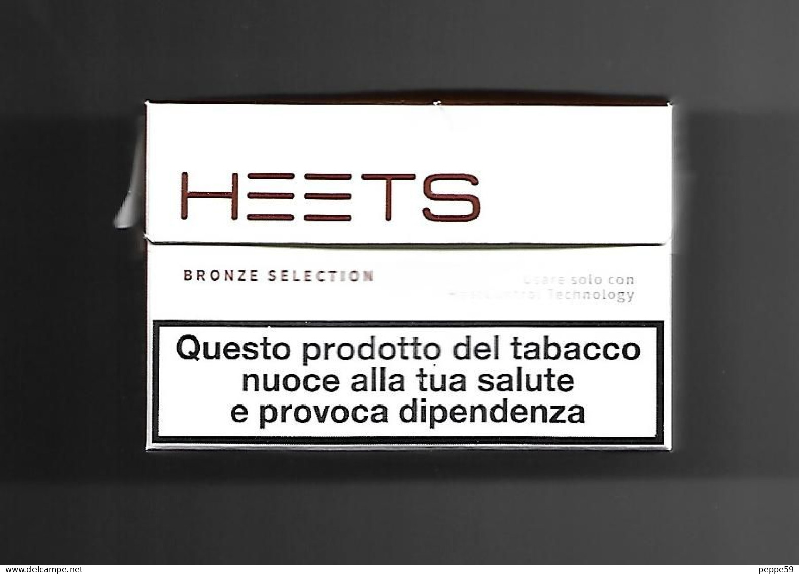 Tabacco Pacchetto Di Sigarette Italia - Heets Bronze Selection Da 20 Pezzi - Vuoto - Empty Cigarettes Boxes