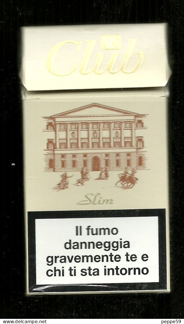 Tabacco Pacchetto Di Sigarette Italia - MS Club Da 20 Pezzi  - Vuoto - Estuches Para Cigarrillos (vacios)