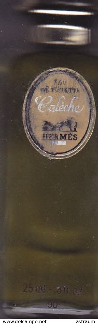 Miniature Vintage Parfum - Hermes - Caleche - EDT - Quasi Pleine Sans Boite 25ml De 1986 - Miniatures Womens' Fragrances (without Box)