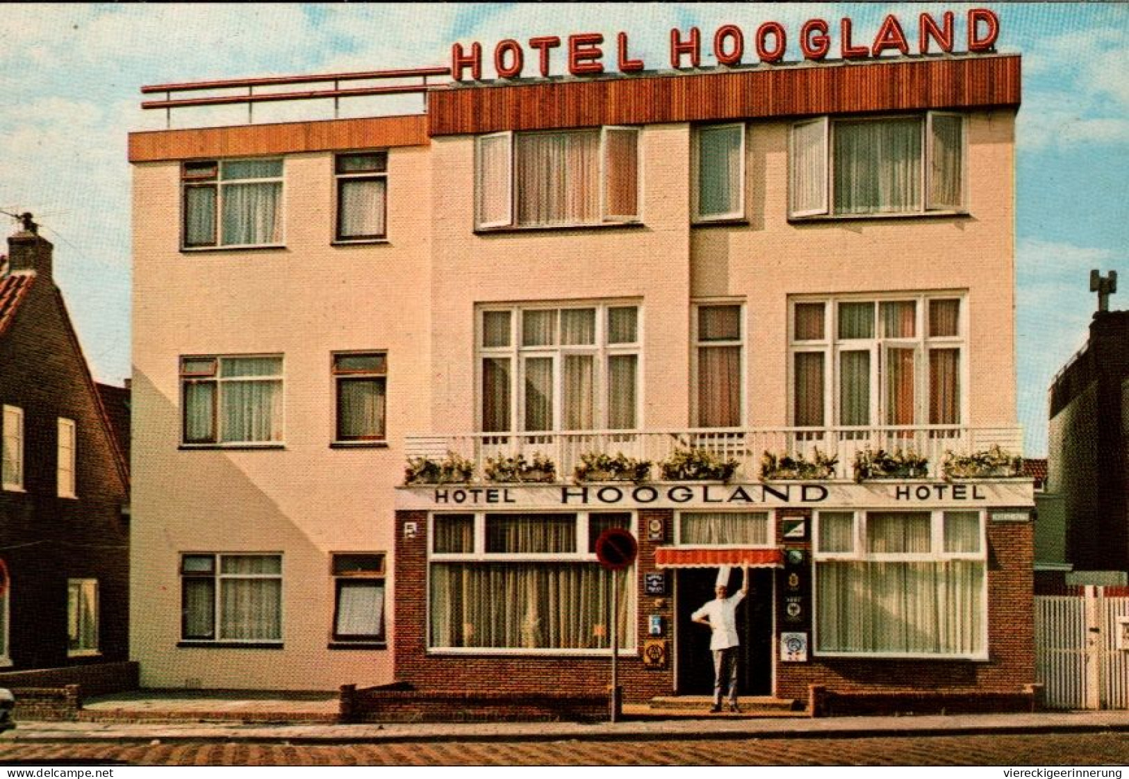 ! Moderne Ansichtskarte Aus Zandvoort, Hotel Hoogland, Nordholland - Zandvoort