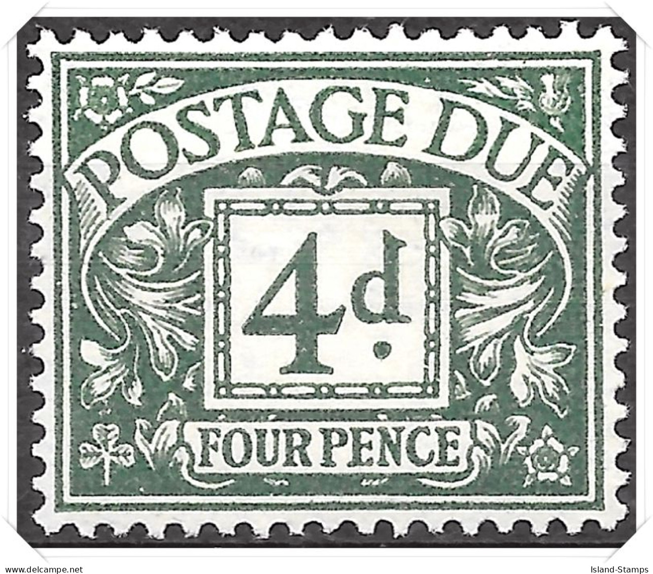 D23 1936-37 Edward Viii Watermark Postage Dues Mounted Mint Hrd2d - Postage Due