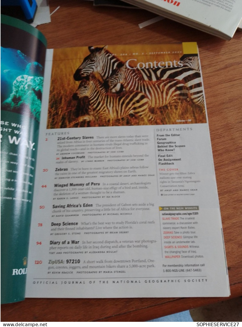 151 // NATIONAL GEOGRAPHIC 2003 / ZEBRAS - Geography