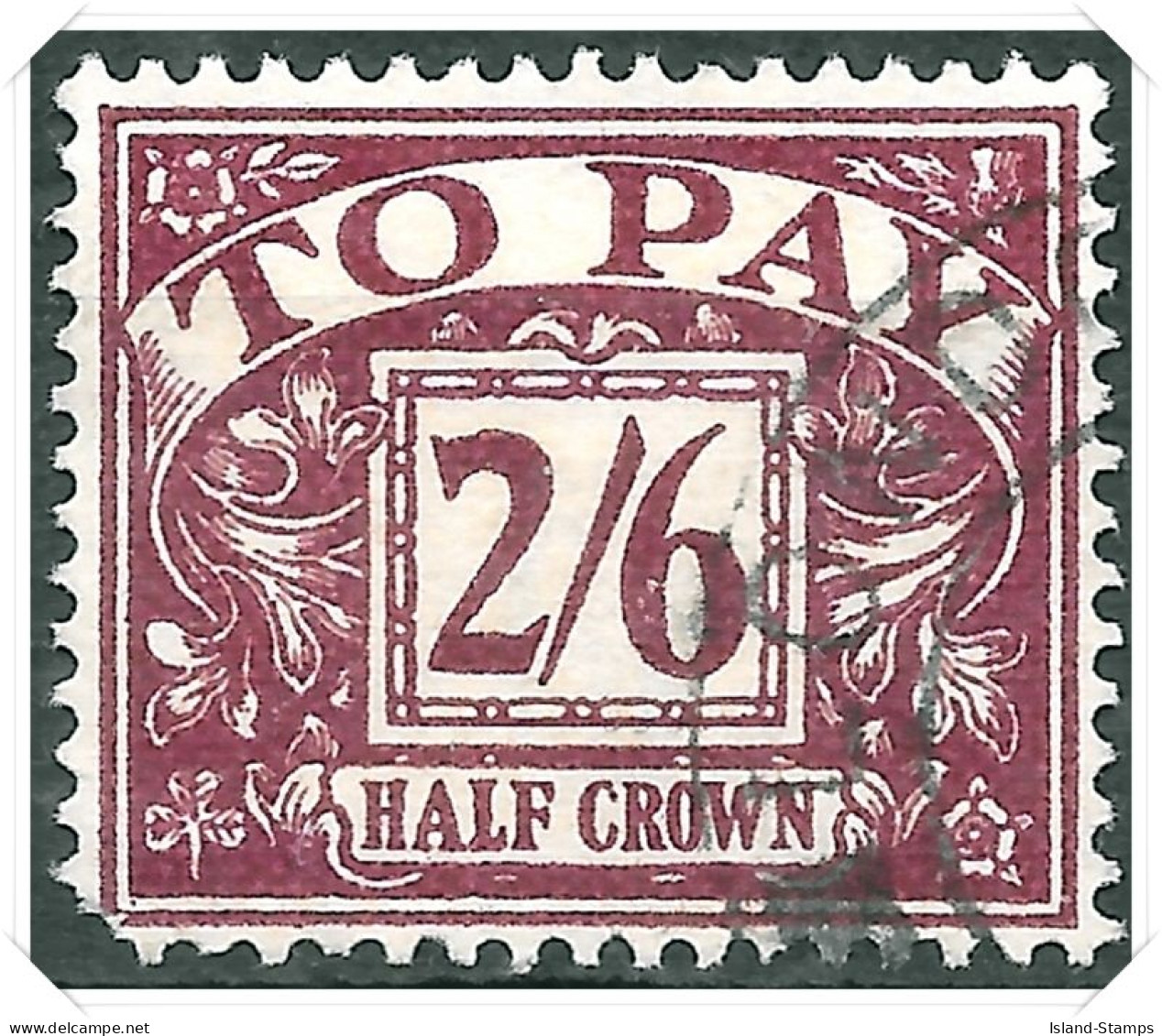 D26 1936-37 Edward Viii Watermark Postage Dues Used Hrd2d - Postage Due