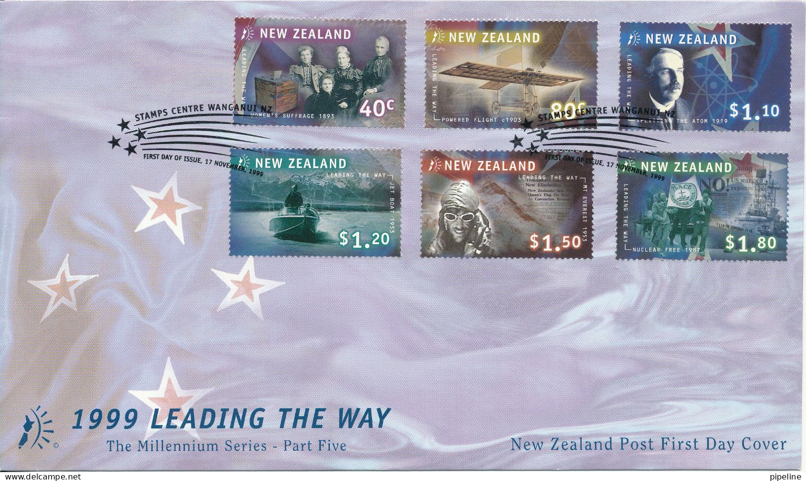 New Zealand FDC 17-9-1999 The Millennium Series Part 5 With Cachet - FDC