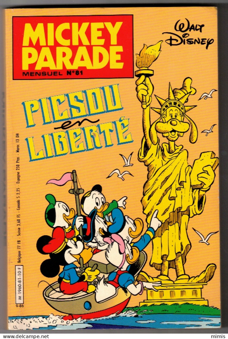 MICKEY PARADE    N° 81    Picsou En Liberté - Mickey Parade