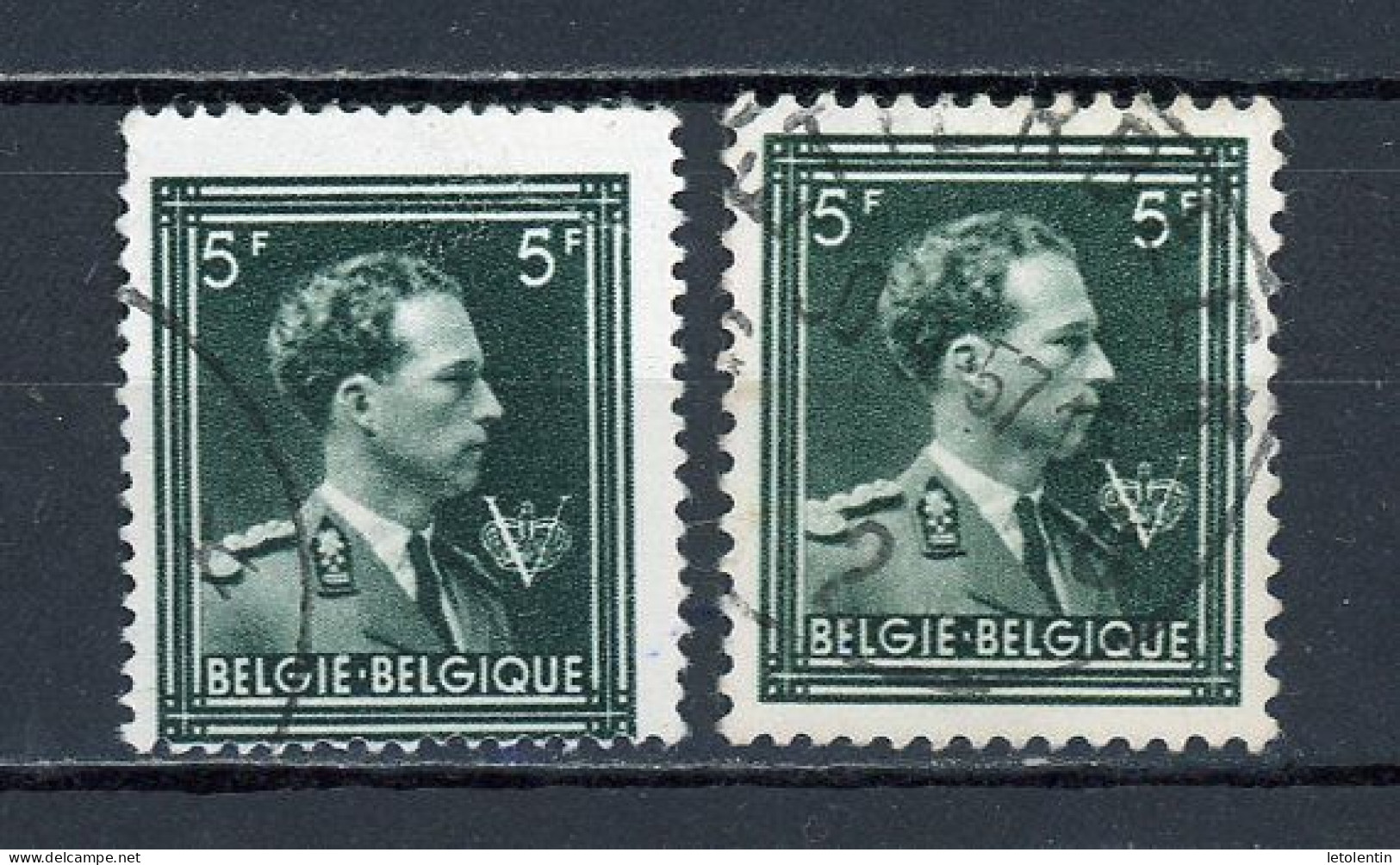 BELGIQUE:  LÉOPOLD III - N° Yvert 696+1007 Obli. - Oblitérés