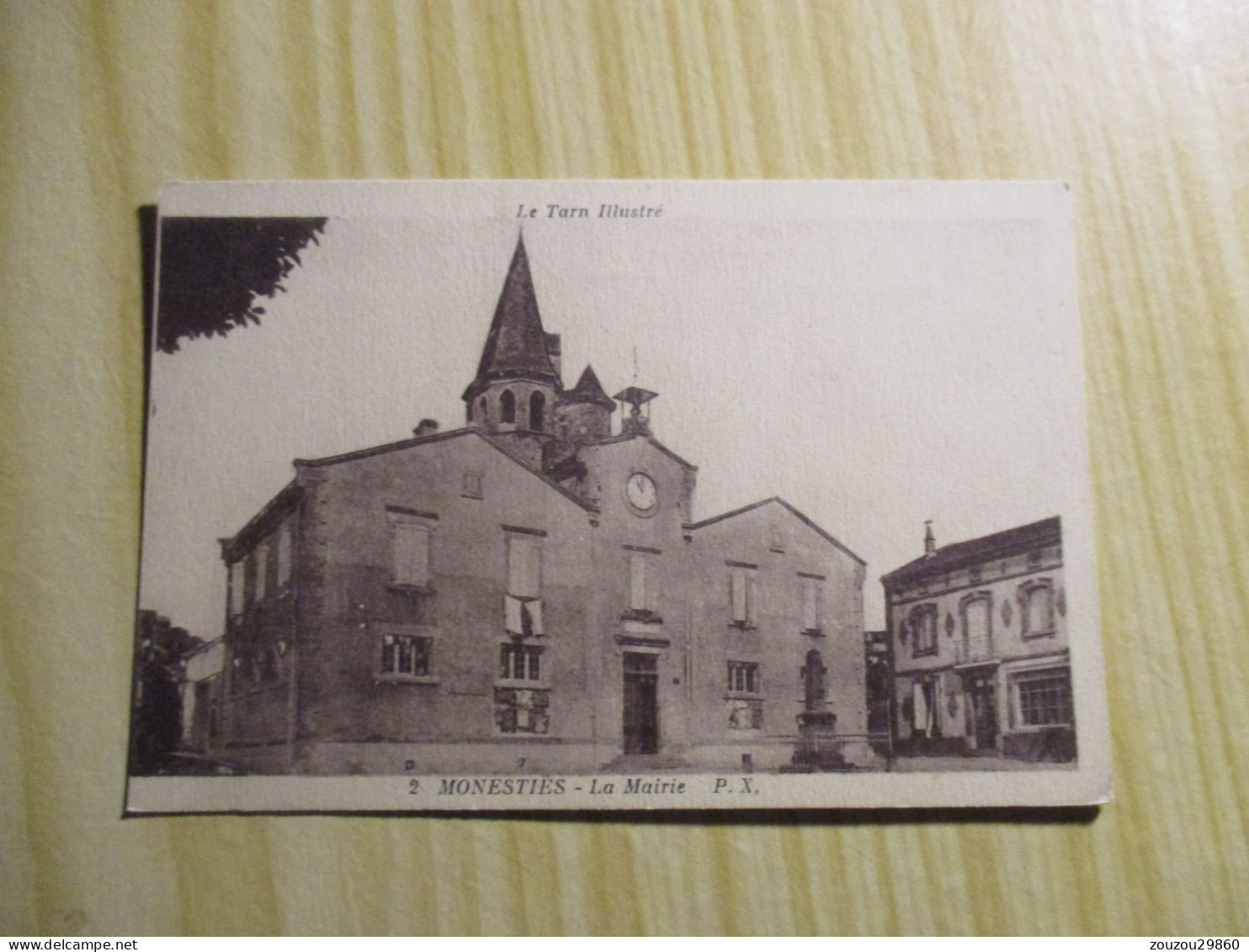 CPA Monestiès (81).La Mairie. - Monesties