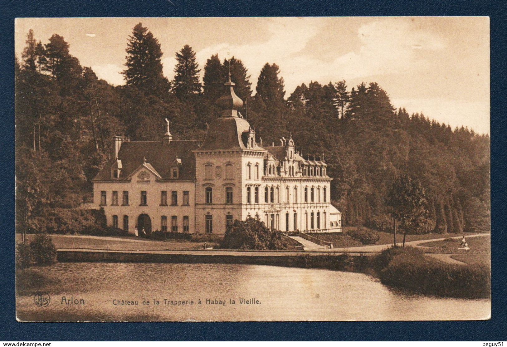 Arlon.  Château  Et étangs De La Trapperie à Habay La Vieille.( Vicomte De Curel). 1907 - Arlon