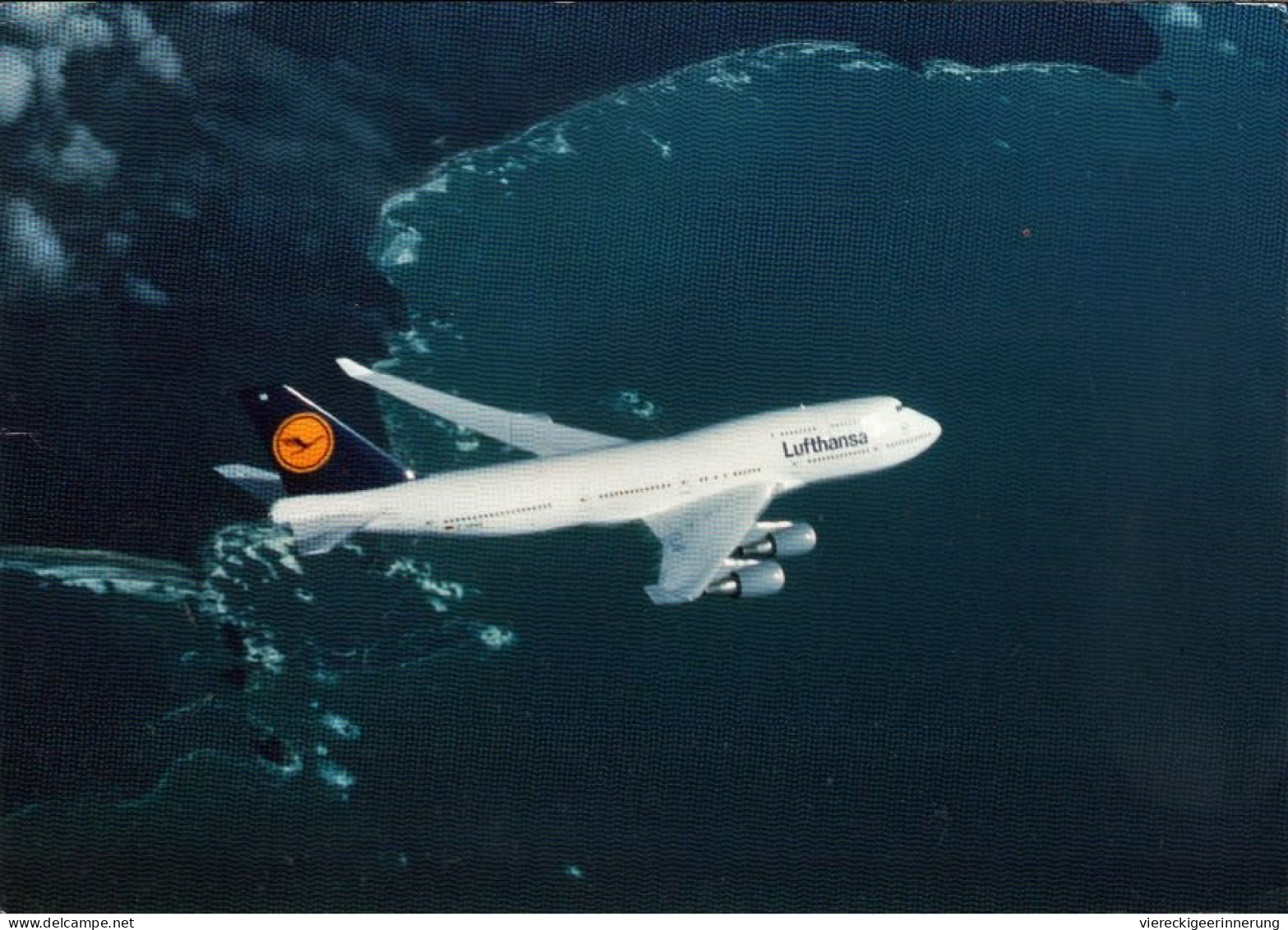 ! Moderne Ansichtskarte Lufthansa Boeing 747-400 - 1946-....: Moderne