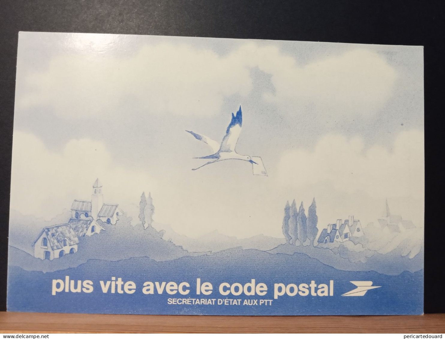 Code Postal. Carte Postale Circulée Du Secrétariat D'état Des PTT En Franchise Pour Changement D'adresse. - Lettres & Documents