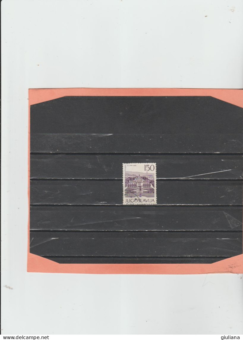 Jugoslavia 1965 - (UN) 1007 Used "Ventennale Liberazione. Capitali Repubbliche Federali Jugoslave" -150d Zagabria-Croazi - Used Stamps
