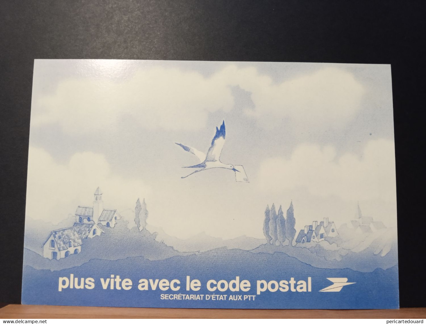 Code Postal. Carte Postale Du Secrétariat D'état Des PTT En Franchise. Neuve - Cartas & Documentos