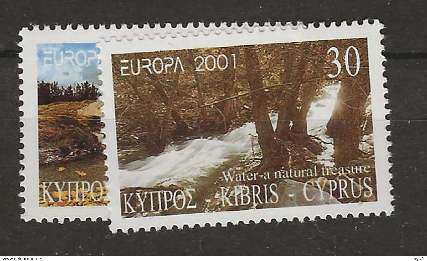 2001 MNH Cyprus  Postfris** - 2001