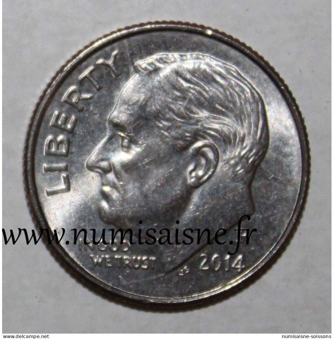 ETATS UNIS - KM 195a - 1 DIME 2014 P - Philadelphie - FRANKLIN ROOSEVELT - SUP - 1946-...: Roosevelt