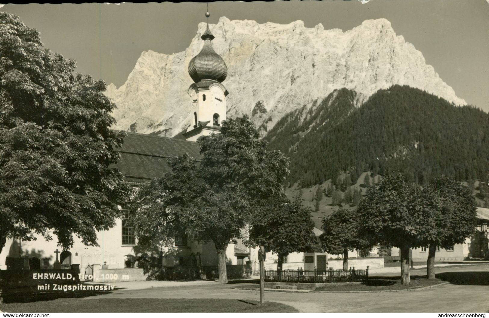 Ehrwald Mit Zugspitzmassiv - Ehrwald