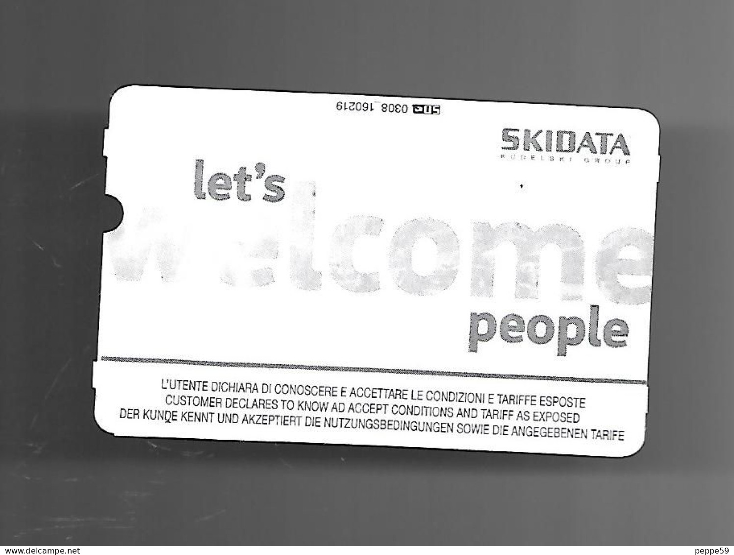 Biglietto Parcheggio - Ticket - Skidata People - Biglietti D'ingresso