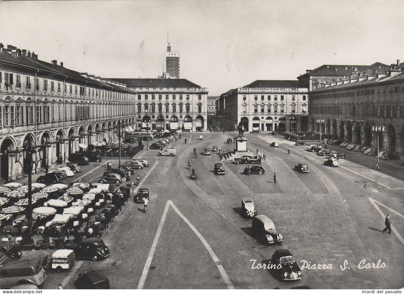 Cartolina Torino - Piazza S.carlo - Piazze