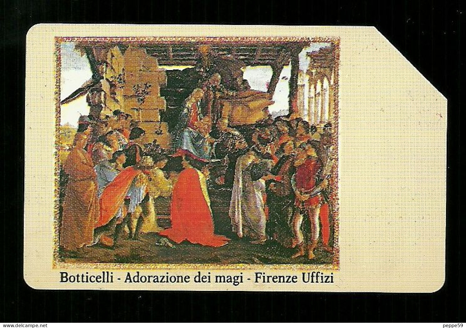 100 Golden - Botticelli Adorazione Dei Magi Da Lire 5.000 Pkappa - Public Advertising