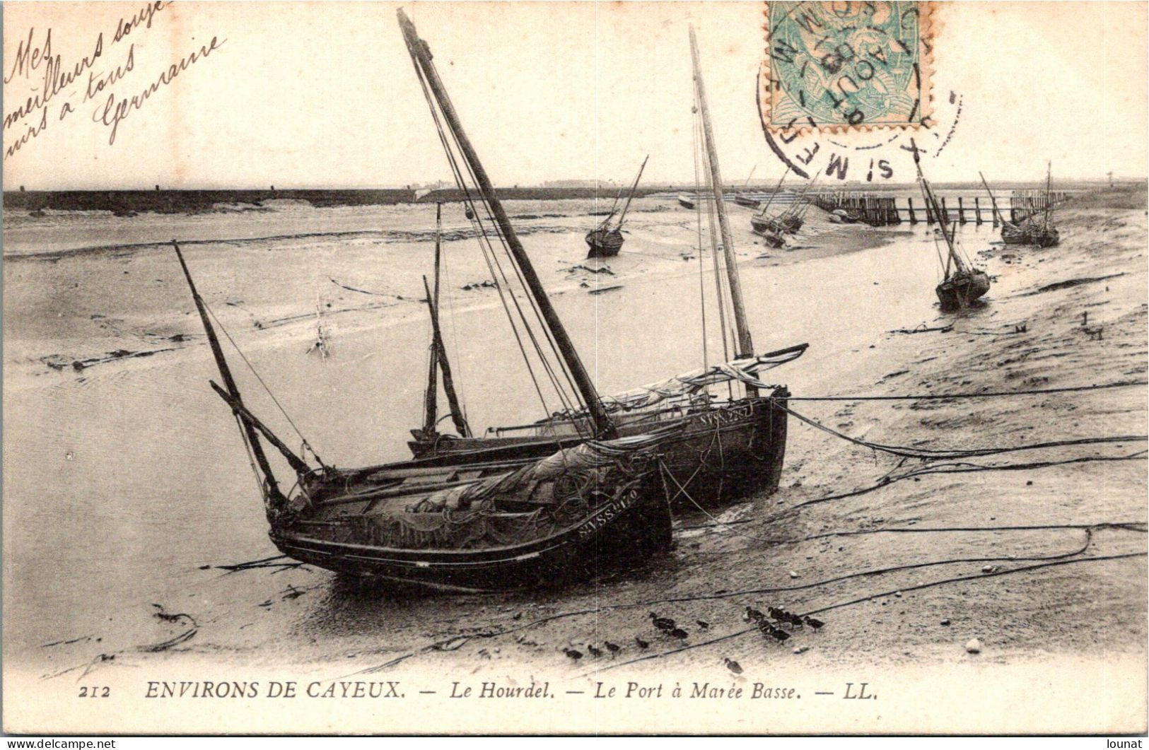 80 LE HOURDEL - Le Port à Marée Basse - Le Hourdel