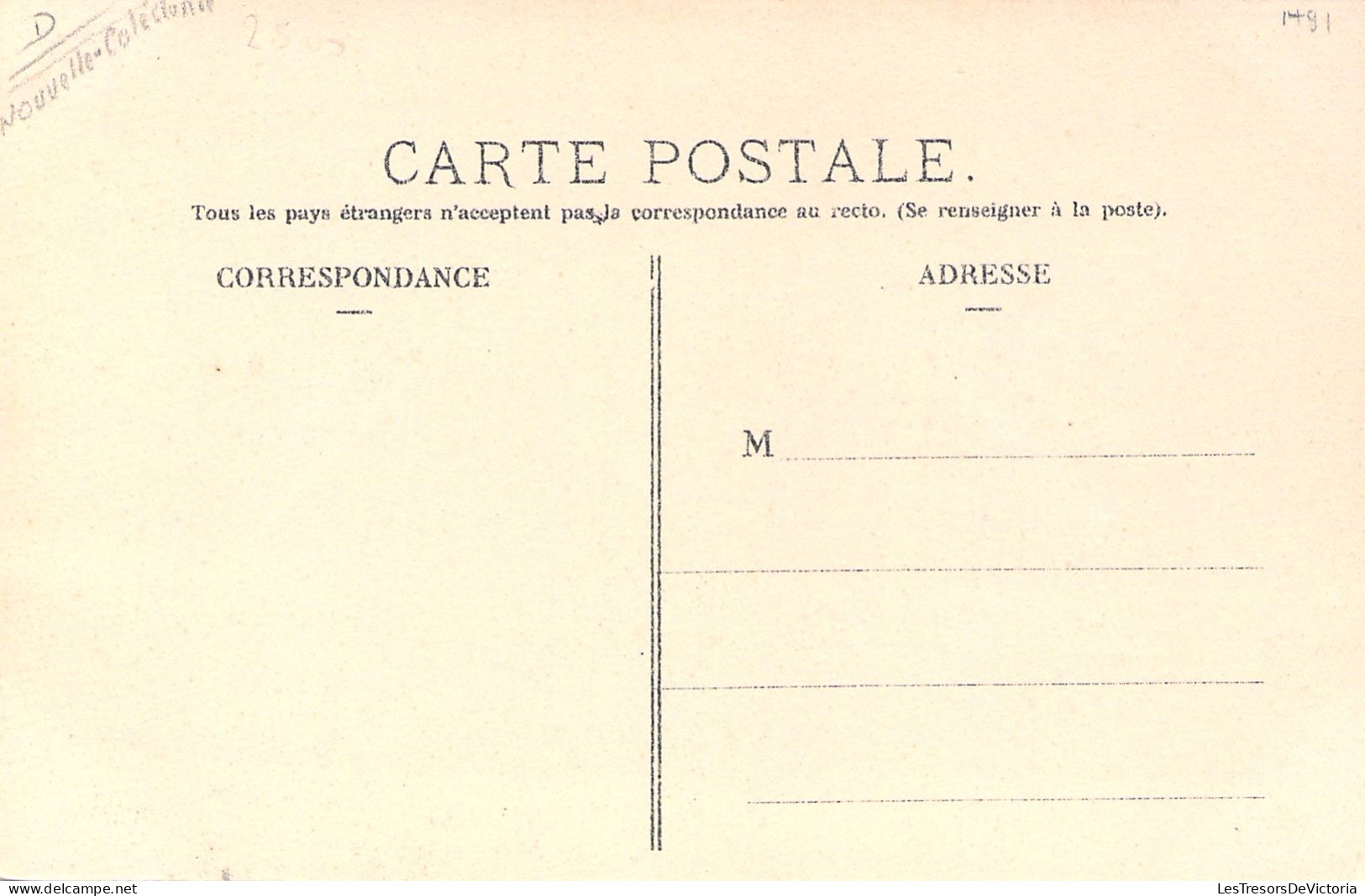 Nouvelle Calédonie - Noumea -  Vue Generale De Noumea -  Carte Postale Ancienne - Nueva Caledonia