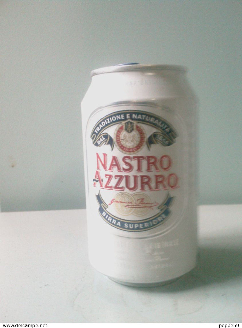 Lattina Italia - Birra Nastro Azzurro - 33 Cl.  ( Vuota ) - Lattine