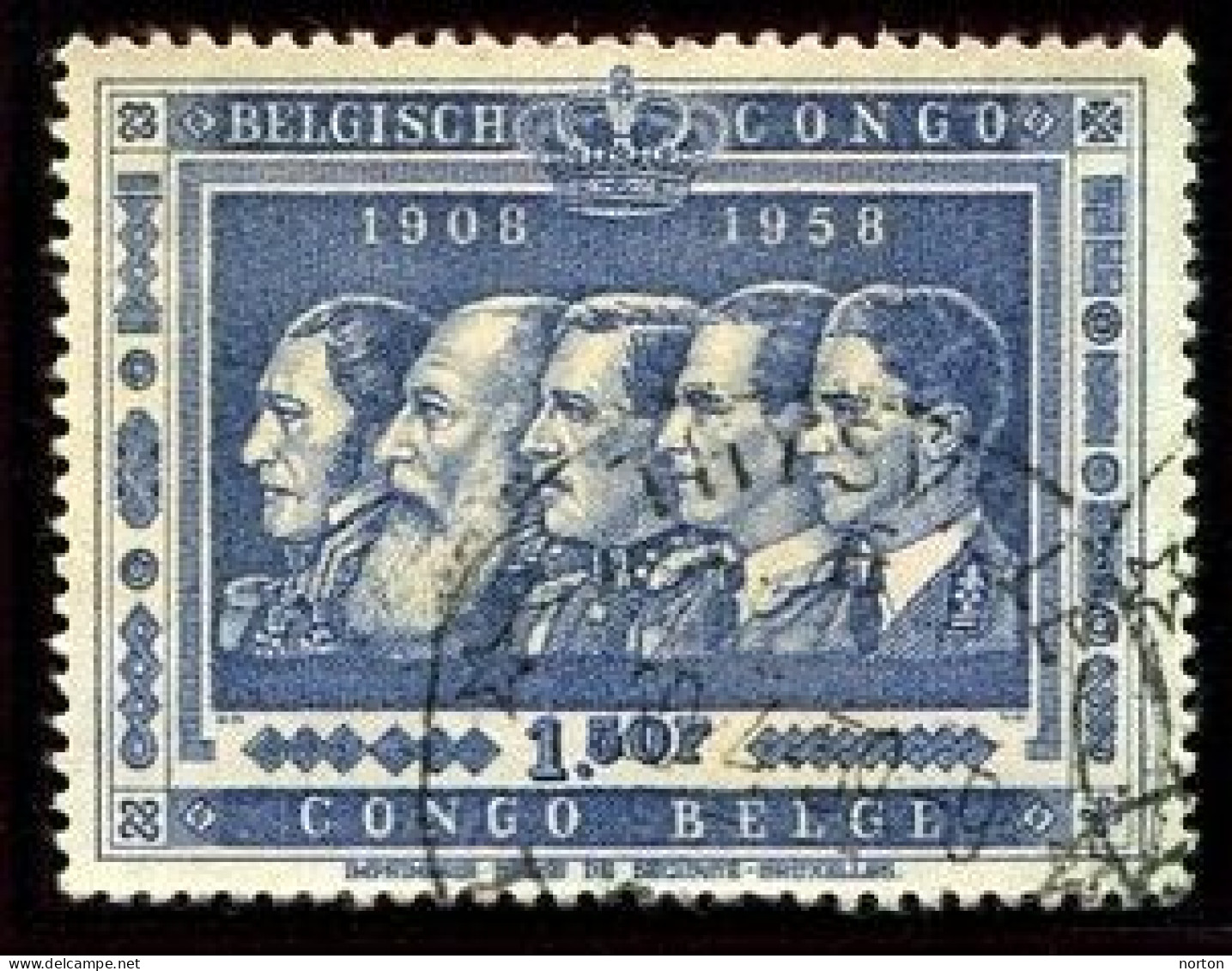 Congo Thysville Oblit. Keach 12B (E)1 Sur C.O.B. 345 1959 - Used Stamps