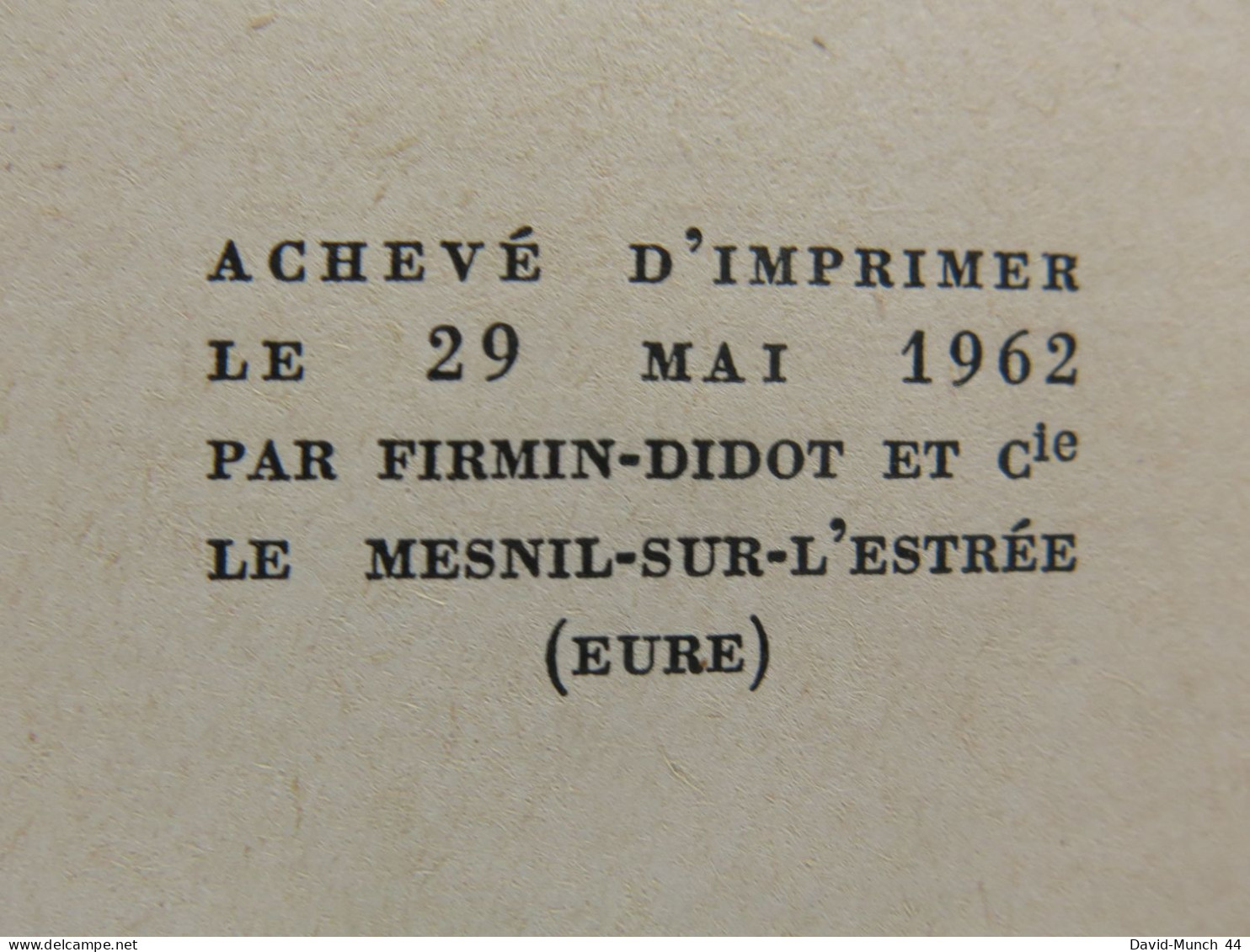 Pour Le Pire de Jean Ferniot. Gallimard, Nrf. 1962, exemplaire dédicacé par l'auteur
