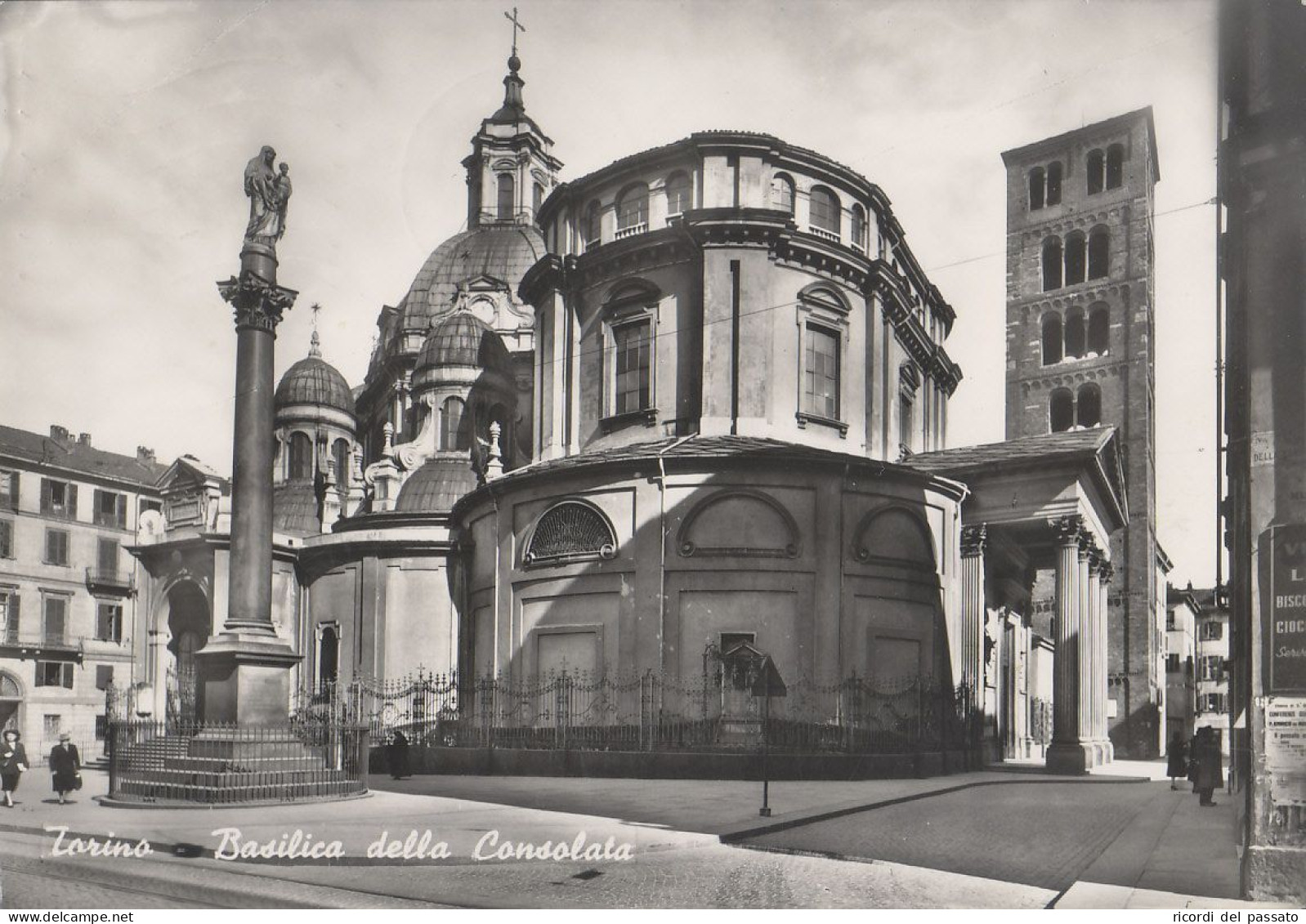 Cartolina Torino - Basilica Della Consolata - Kerken