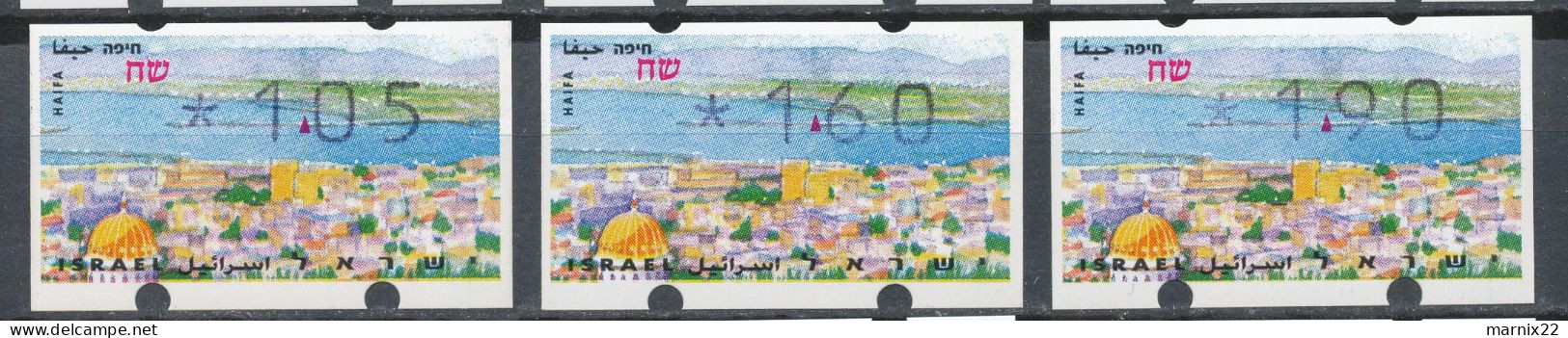 ISRAEL 1995-1998 - FRAMA LABELS - 9 DIFFERENT SETS (30 Labels Together)                                            Hk2 - Vignettes D'affranchissement (Frama)