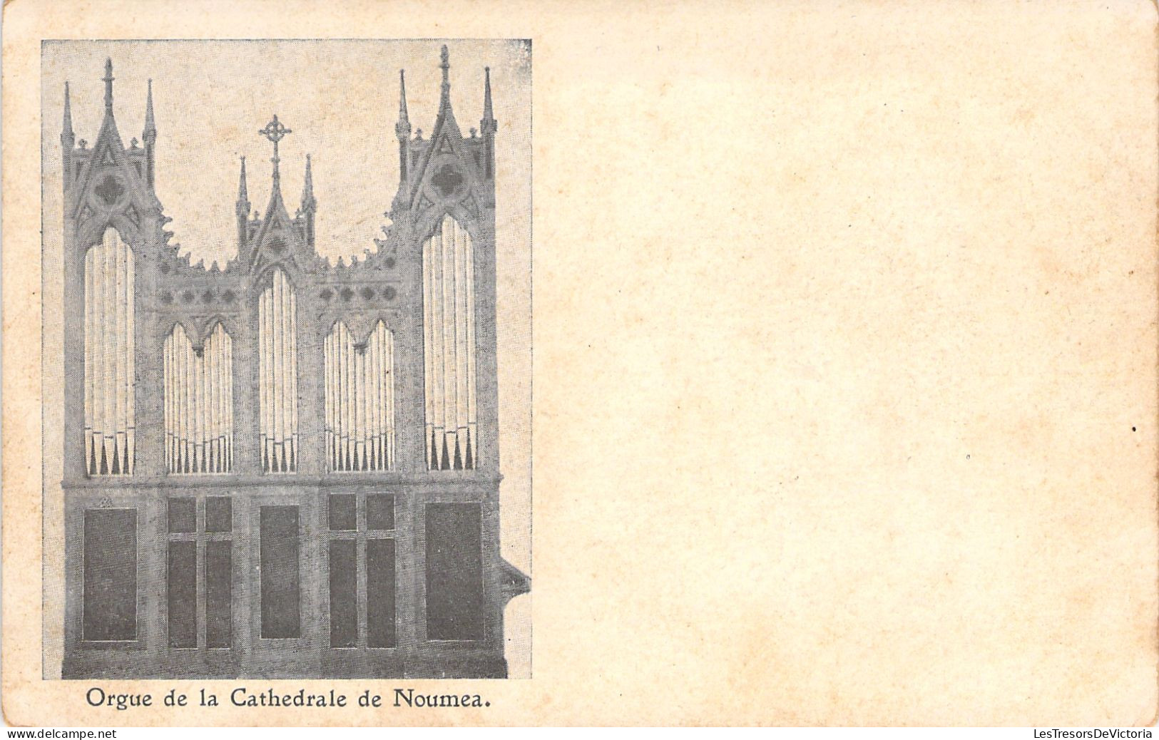 Nouvelle Calédonie - Orgue De La Cathedrale De Noumea -  Carte Postale Ancienne - Nuova Caledonia