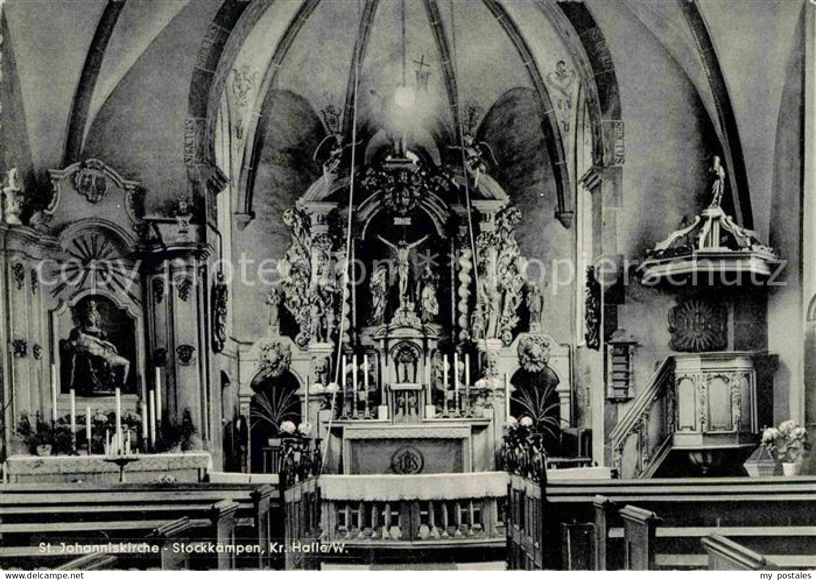 72792625 Stockkaempen Hoerste Sankt Johanneskirche Inneres Stockkaempen Hoerste - Halle I. Westf.