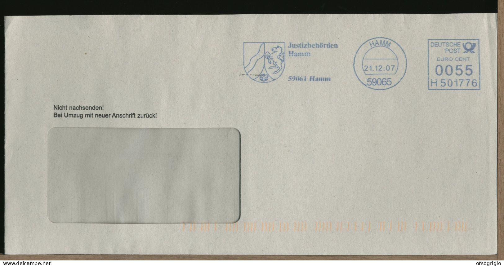 GERMANY - DEUTSCHE - HAMM - Enveloppes