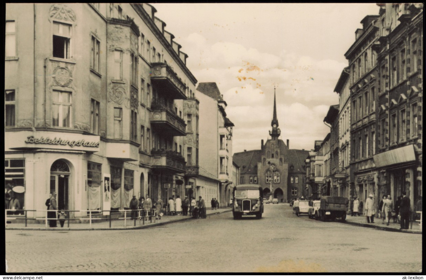 Nauen Berliner Straße, Bekleidungshaus, Geschäfte Zur DDR-Zeit 1964/1963 - Nauen