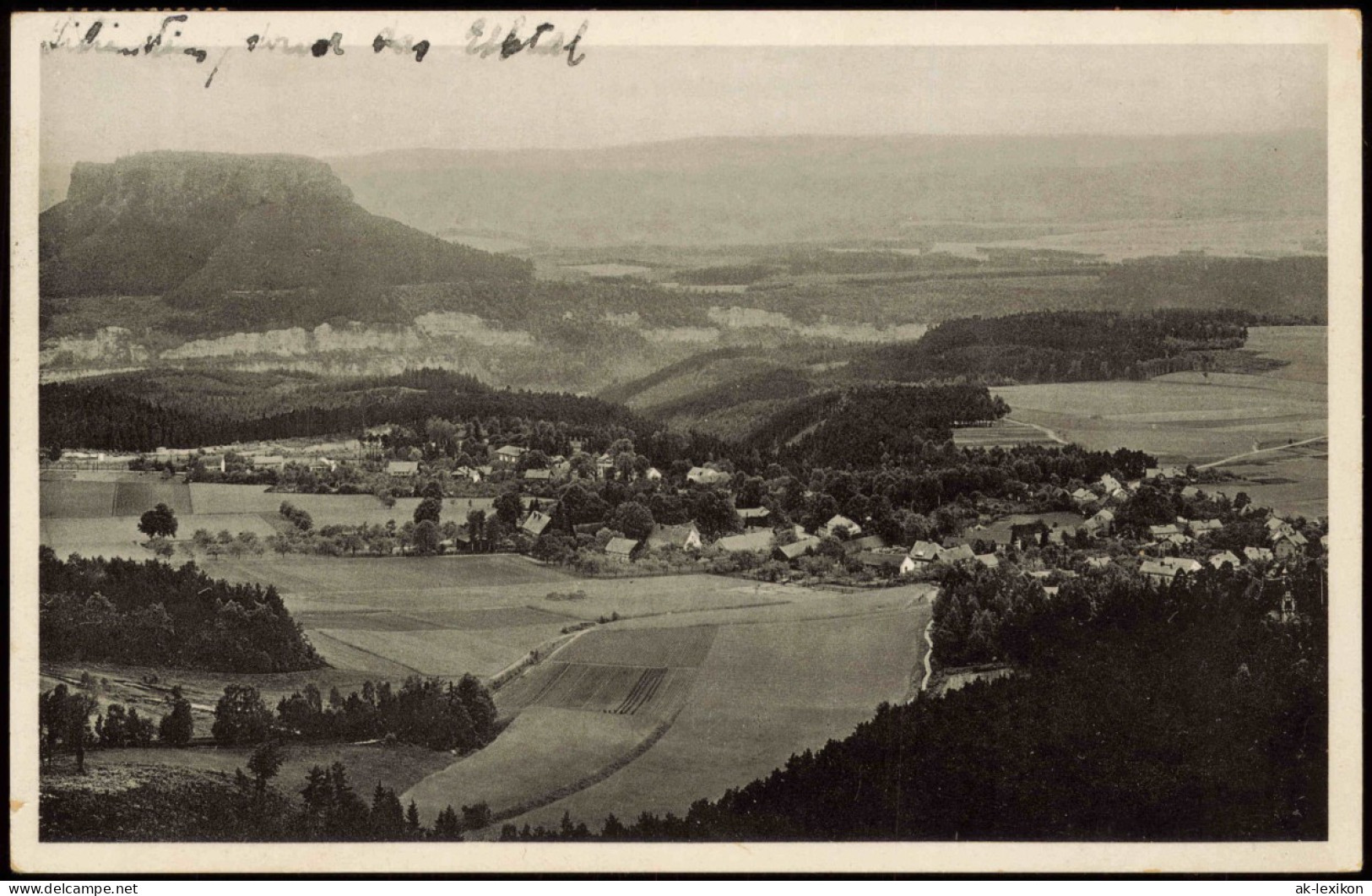 Gohrisch (Sächs. Schweiz) Umland-Ansicht Sächsische Schweiz 1935 - Gohrisch
