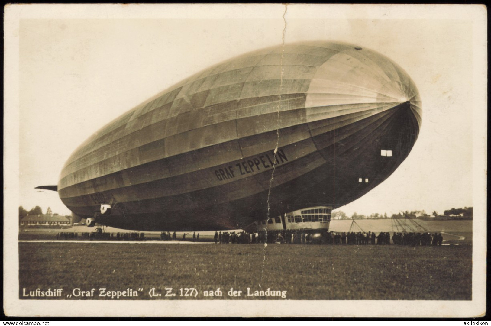 Reichenbach (Vogtland) Landung Luftschiff ,,Graf Zeppelin" L. Z. 127 1930 - Reichenbach I. Vogtl.