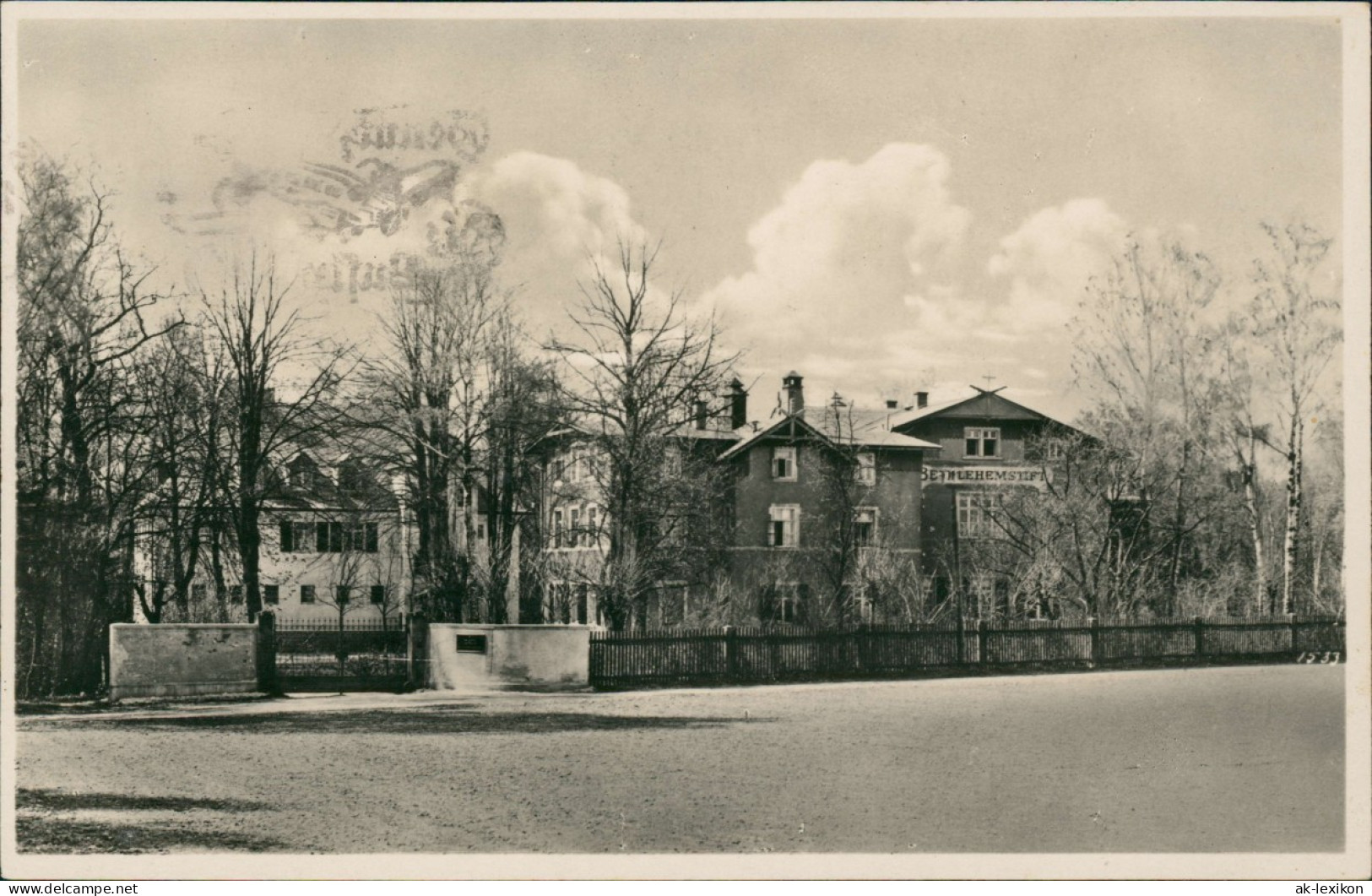 Ansichtskarte Liegau-Augustusbad-Radeberg Herzheilstätte Bethlehemstift 1933 - Radeberg