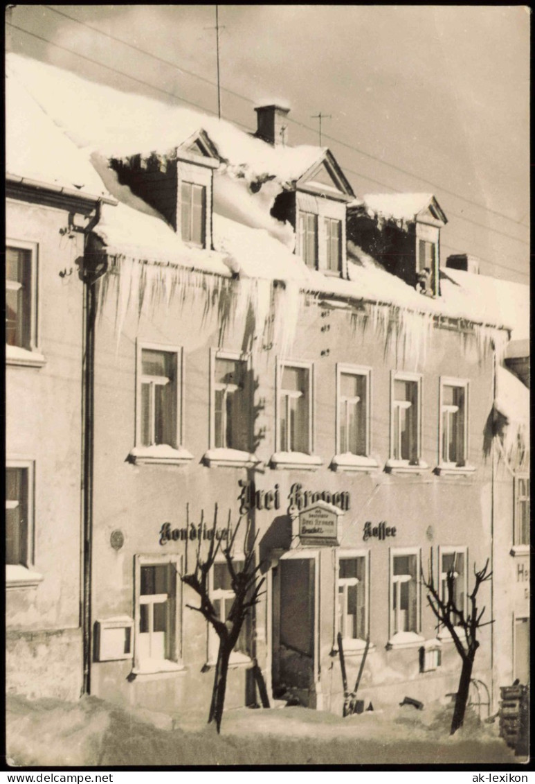 Jöhstadt (Erzgebirge) Konditorei Kaffee DREI KRONEN Zur DDR-Zeit 1960 - Jöhstadt