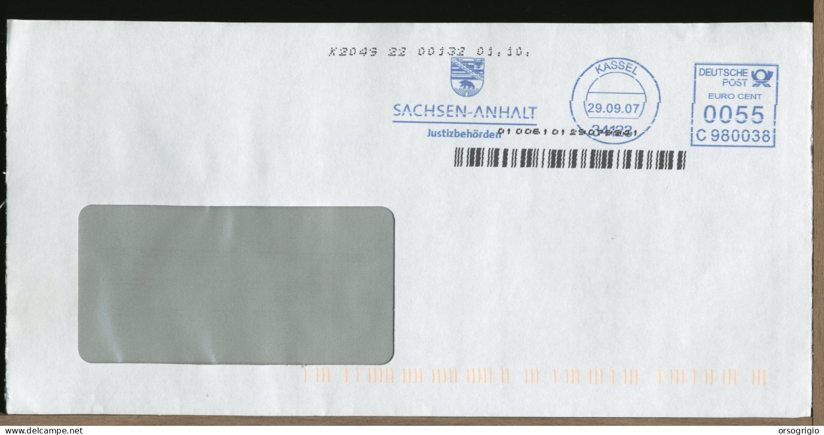 GERMANY - DEUTSCHE -  KASSEL  -  SACHSEN ANHALT - Enveloppes